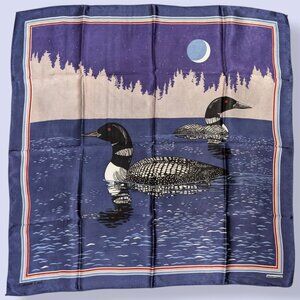 🍁Vintage Skemo Square Loon Acetate Scarf